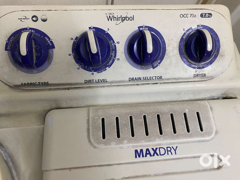 WHIRLPOOL WASHING MACHINE 7.0kg in Fully working condition