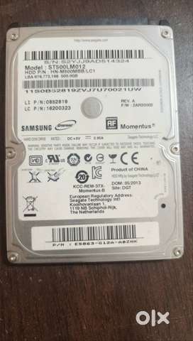 500GB Samsung Spinpoint Momentus Internal Laptop Hard Drive - Working