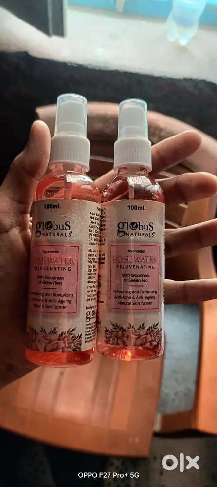Rose water toner