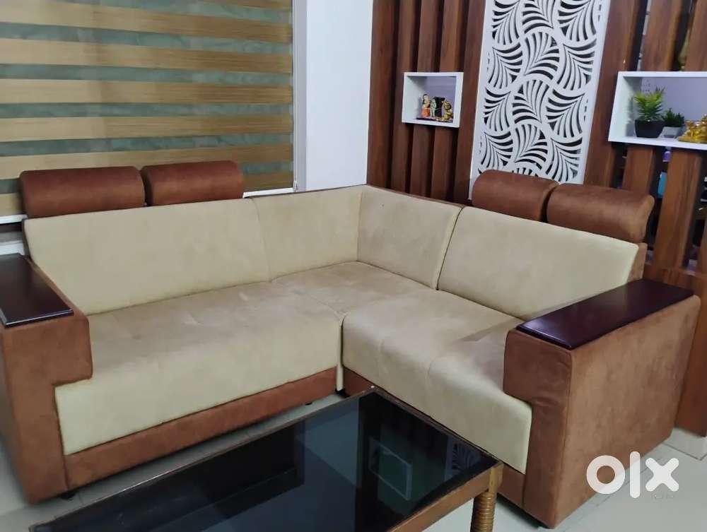 L shaped sofa