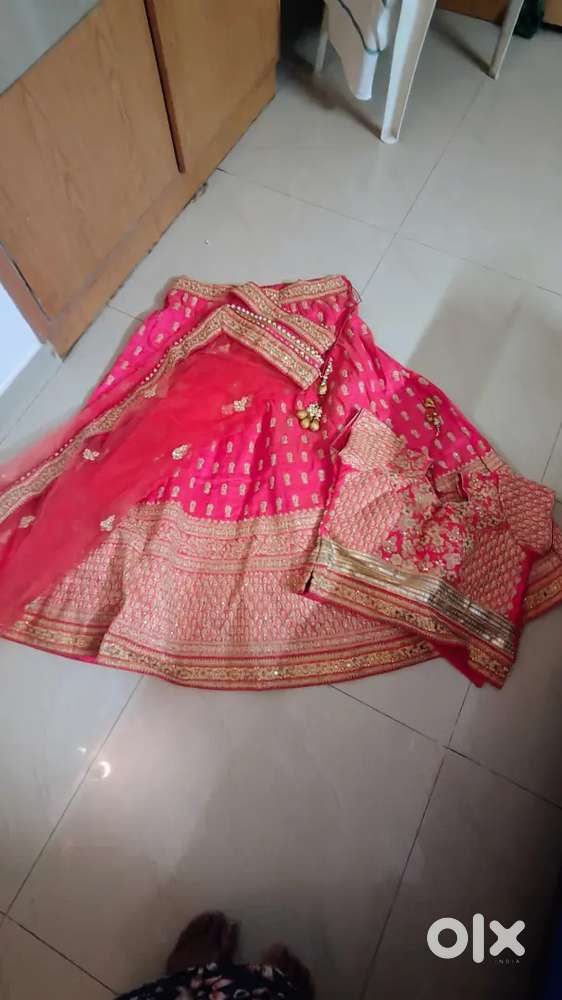 Beautiful Pink & Orange Lehenga