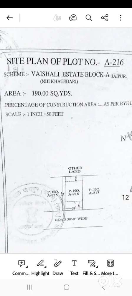 Gandhi Path West Vaishali nagar  Padam singh J D A