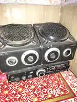 Party base speakers with 1700 watts machine