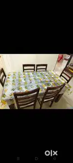 6 seater dining table with chairs