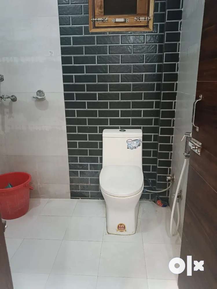 Fully furnished room with attached toilet and bathroom and kitchen