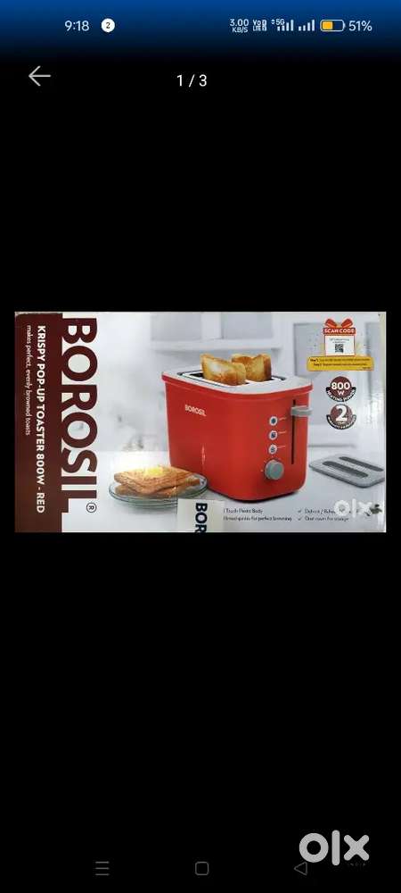 Borosil Toaster