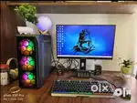 Full gaming pc set for streaming & hardcore gaming