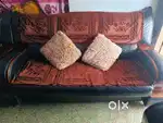 Black sofa set