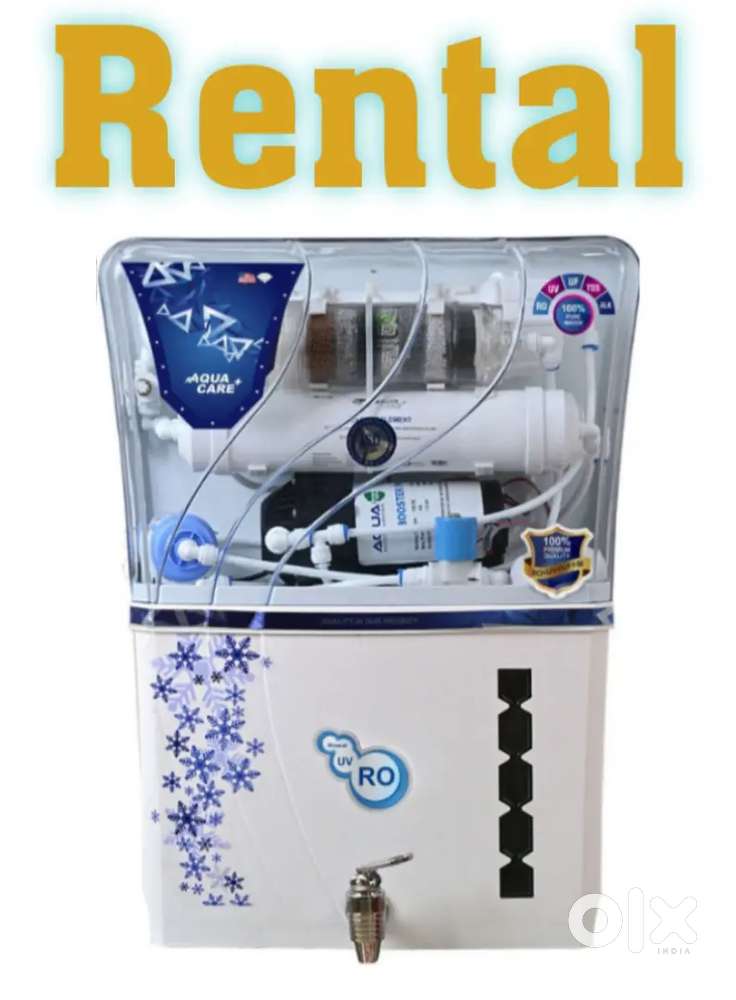 Ro water purifier available on rent