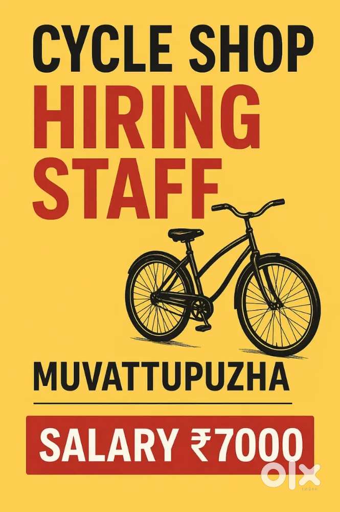 Need a sales lady staff for a cycle shop
