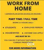 WORK FROM HOME