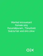 Wanted accountant-female only