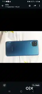 Samsung galaxy M12 .6000 Rupee.