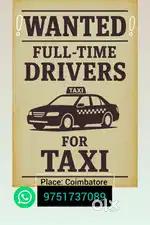 ! URGENT WANTED DRIVER FOR TAXI!