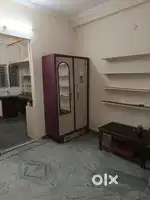 1bhk with bed almirah cooler and gas pipeline also