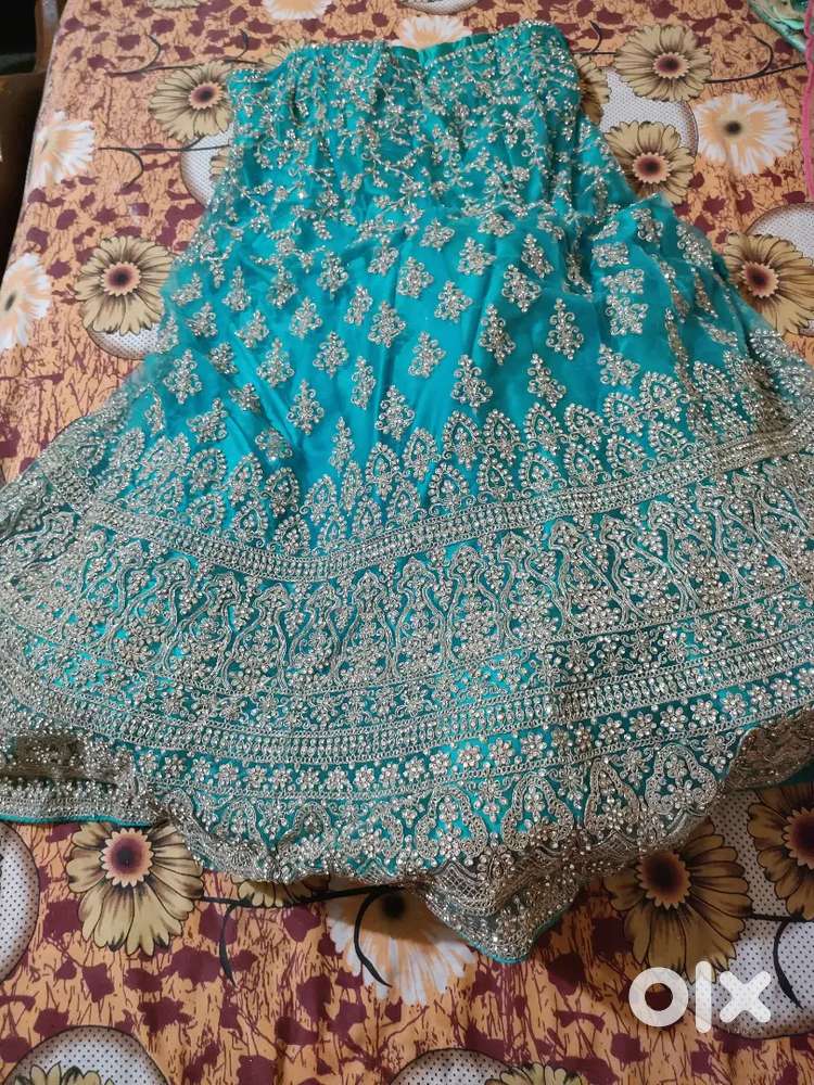 Lehangas with stitched blouse and dupatta