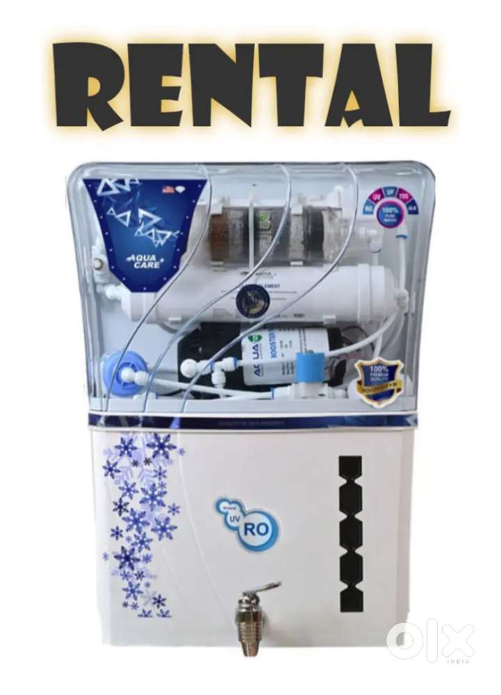 Water purifier available on rent