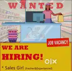 STAFF FOR SHOP REQUIRED