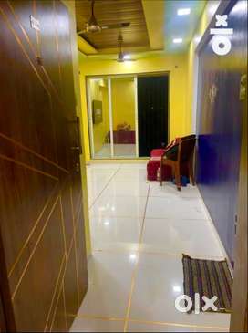 Semi furnished 1bhk flat on Heavy deposit