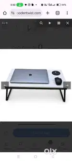 Foldable laptop table