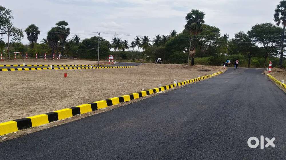 ONROADPLOT AVAILABLE DTCP APPROVEDPLOTVEDASANDUR ALAKAPURI ON THE WAY