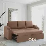 Rayan 3 seater sofa cum bed in emi available Aliyar Arham Recliners