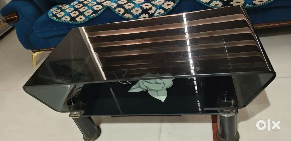 Sofa cum bed nd centre table dinning table with 4 chairs side table