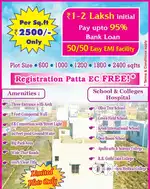 Madhavaram Perugavoor land for installment
