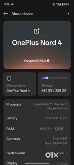 Nord4 -8/256 GB under Warranty