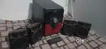 Home theater with four speaker and remote