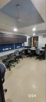For Rent 1000sq.fit Fully Furnished Office. CG Road.