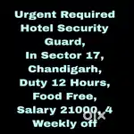 5 Star Hotel Security Guard Job Chandigarh 78