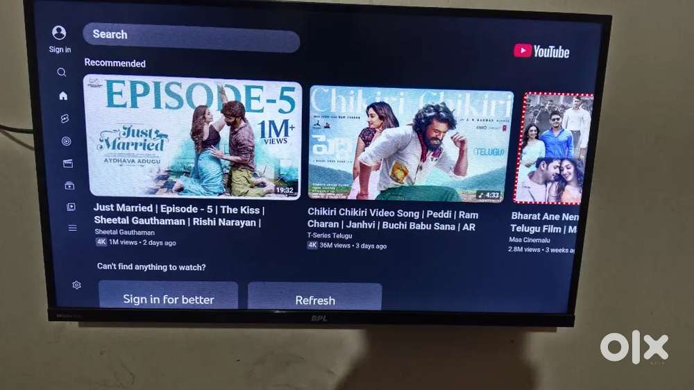 Bpl 32 inches smart tv only one year old Dolby audio,