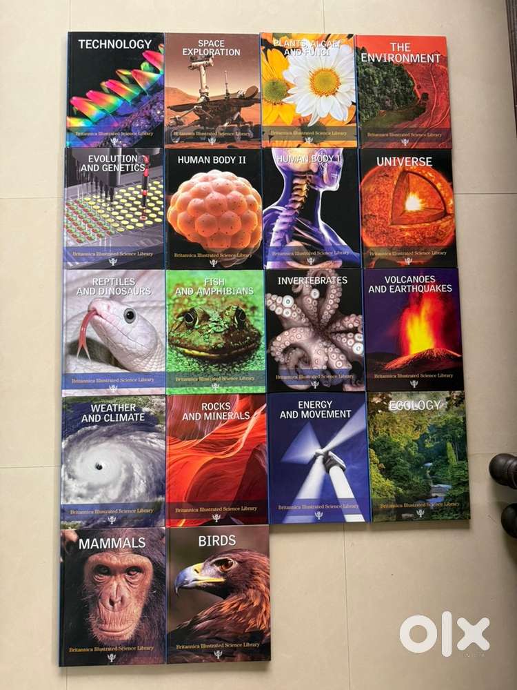Britannica Illustrated Science Library (set of 18 books)