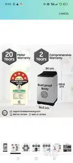 Sumsung Automatic 9Kg