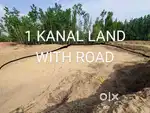 1 Kanal milkiyat rectangular plot with road access.