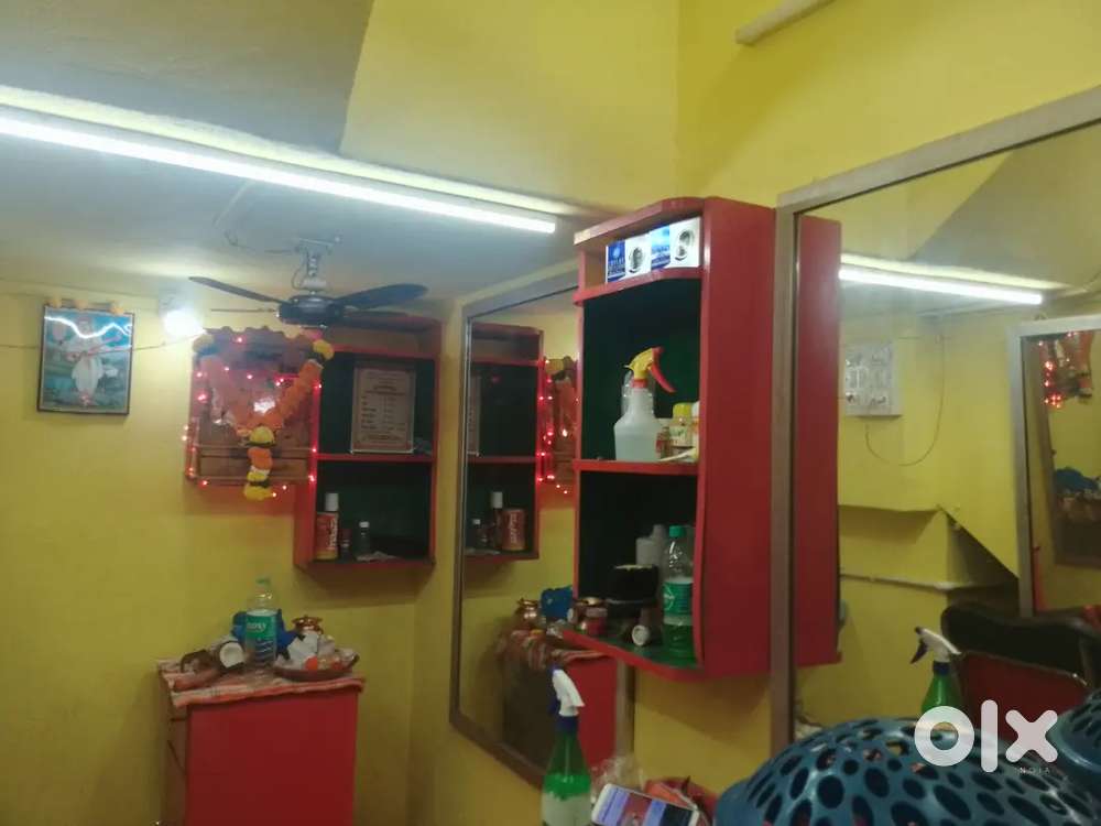 Work in salon on half work payment.