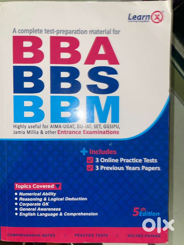 BBA BOOK FOR CET