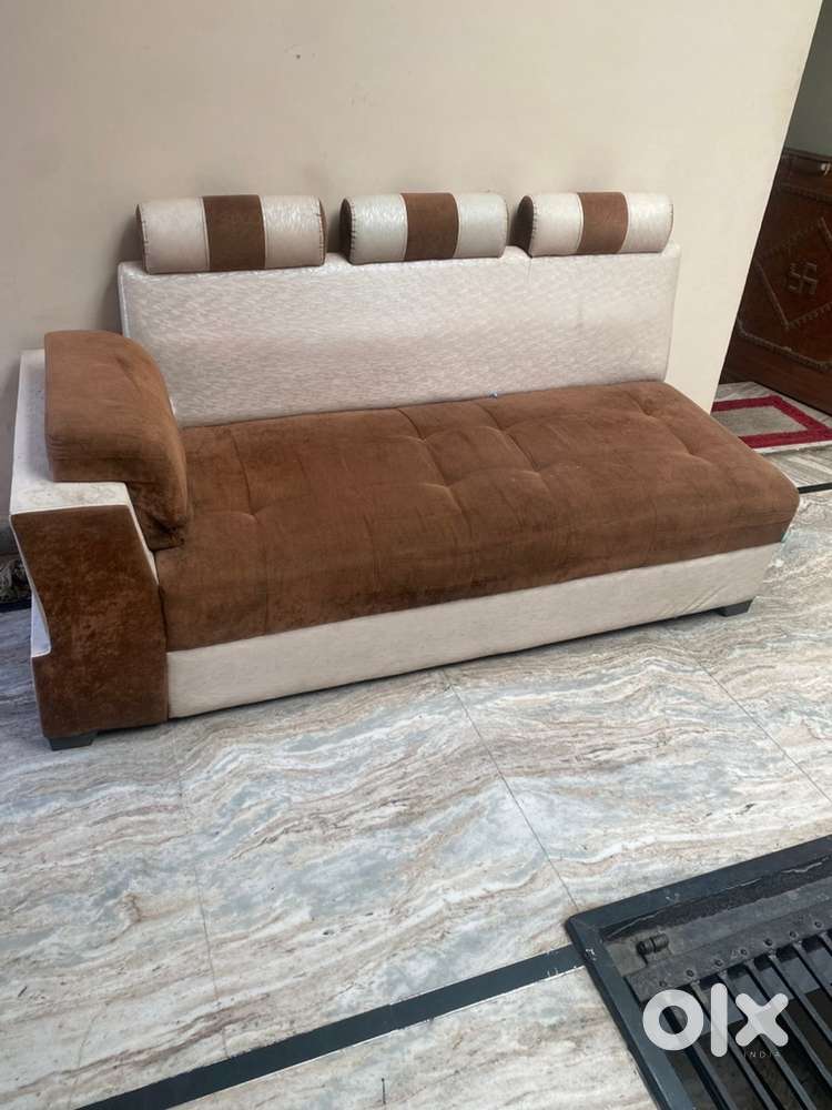 Sofa with dining table