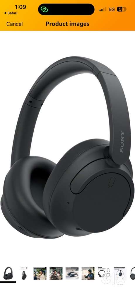 Sony headphones WH -CH720n