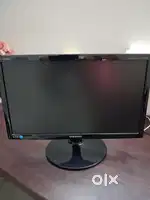 One Samsung Monitor, Logitech key board, and One Lenovo Laptap.