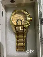 Dubai imported invicta golden watch
