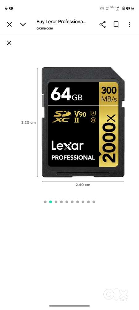 Lexar memory card