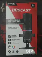HyperX Duocast Mic (With Boom Arm and Pop guard) PRICE NEGOTIABLE.