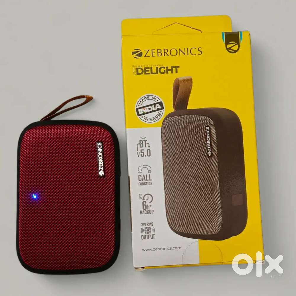Zebronics ZEB-DELIGHT Portable Bluetooth Speaker (With Box)