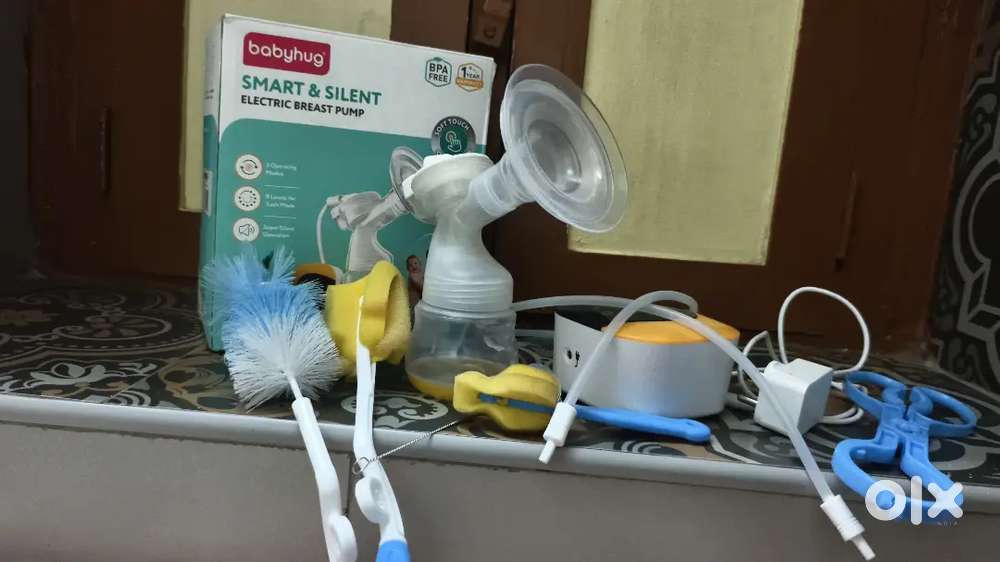 Mother breast feeding pump