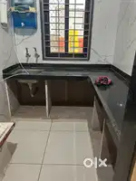 One bathroom one kitechn hall room