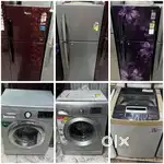 FRONT LOAD WASHING MACHINE & FRIDGE available in WARRANTY