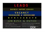 Lady telecaller/Counsellor