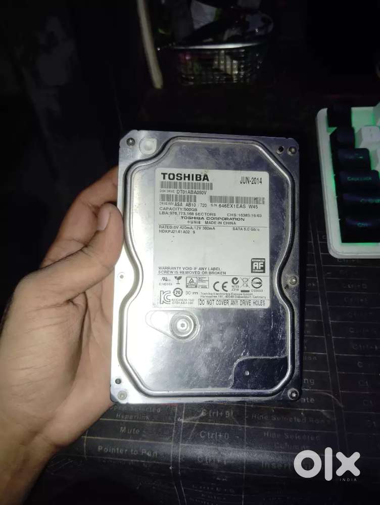HDD 500 GB HARD DISK DRIVE